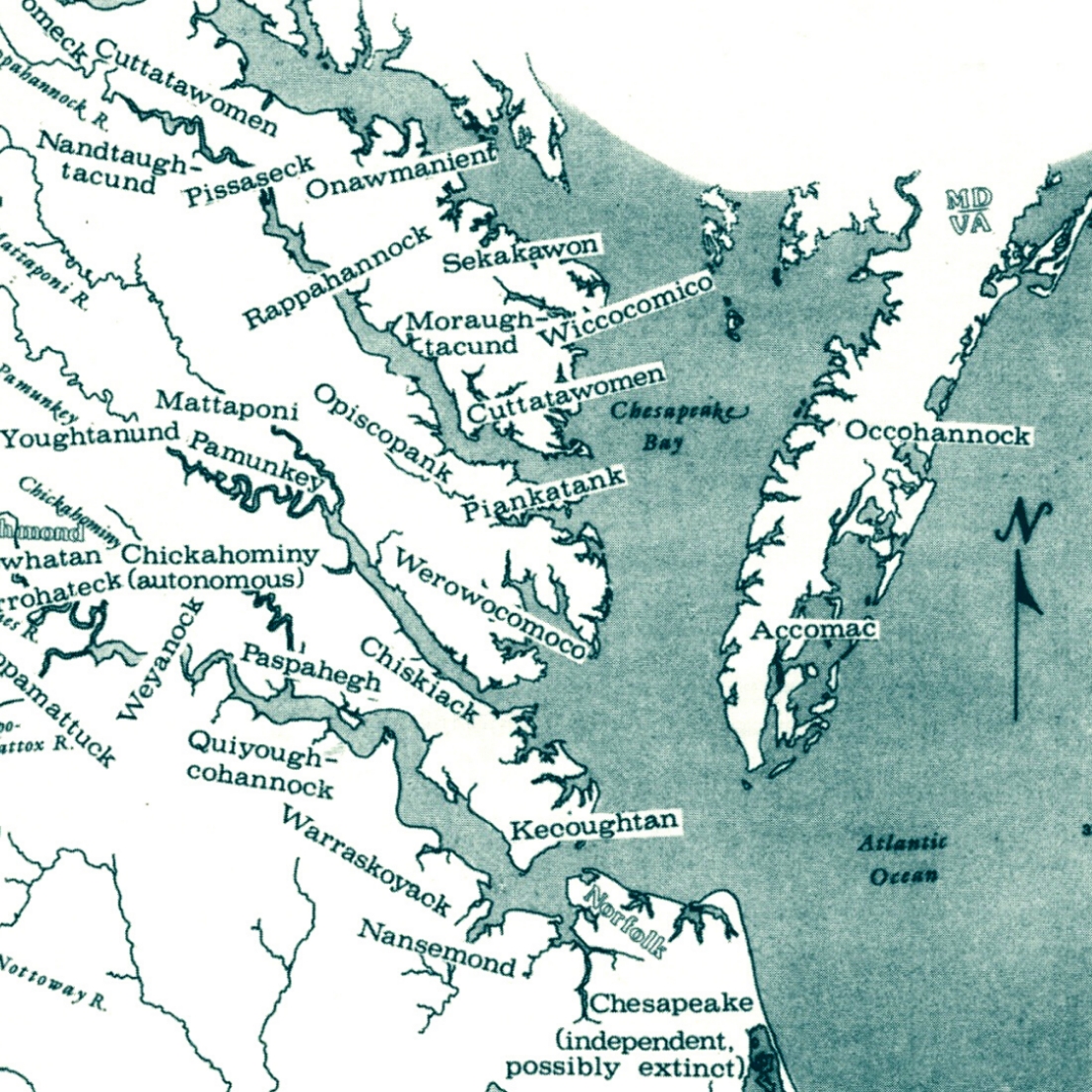 old-map-illustration-of-chesapeake-bay