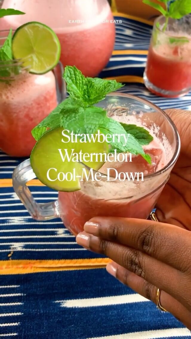 Soak up the end of summer with our Strawberry Watermelon Cool-Me-Down, one of our summer EATS recipes. This easy-to-make drink is fresh and delicious—and a perfect way to use up the last of your watermelon. Visit the link in our bio for the full recipe 🍓🍉
