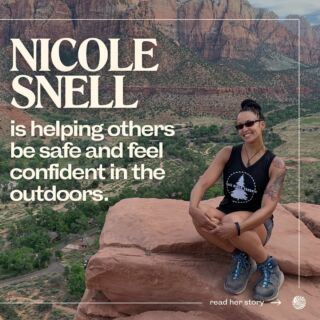 Nicole Snell is an avid solo traveler, self-defense instructor, and general lover of all things outdoors. As Nicole explains it, "my meditation comes from being active, from walking, from hiking, from being outside, from letting my mind wander. I get excited about nature and new things. For me that is what safety means: it is the freedom, the independence, and the joy that I can have when I’m experiencing the outdoors alone." As the CEO of @girlsfightback, the founder of Outdoor Defense, and a hike leader for @blackgirlstrekkin, she's dedicated her life to helping others find joy and feel safe in their own outdoor adventures. 

Swipe through for more from Nicole, and read her entire Community Spotlight in the link in our bio 🏕🚴🏾🛶