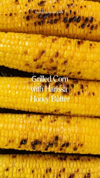 As a wise corn kid once said "... but when I tried it with butter, everything changed!" 🤩 ⁠
⁠
Check out the full recipe for our Grilled Corn with Harissa Honey Butter in the EATS section at www.earthincolor.co 🌽